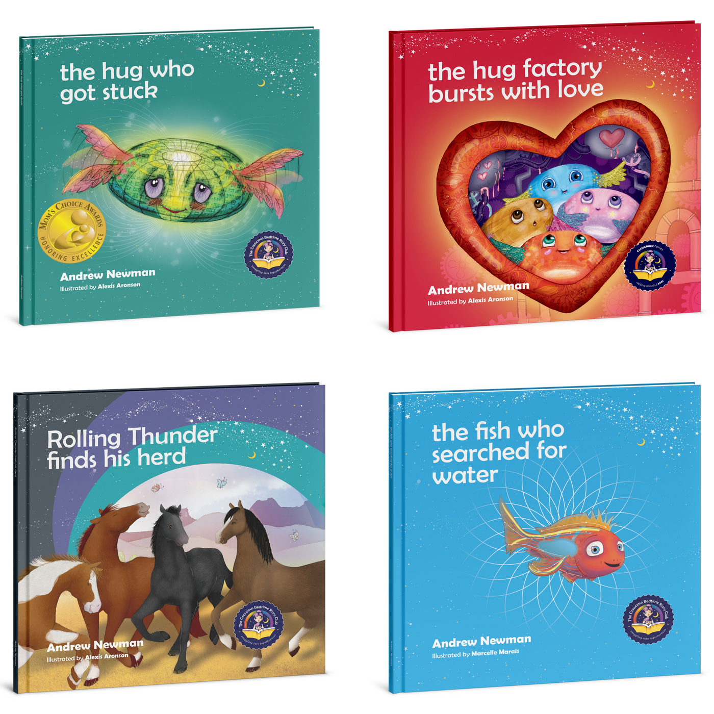 2-book bundle: The Hug Who Got Stuck + The Hug Factory Bursts with Love