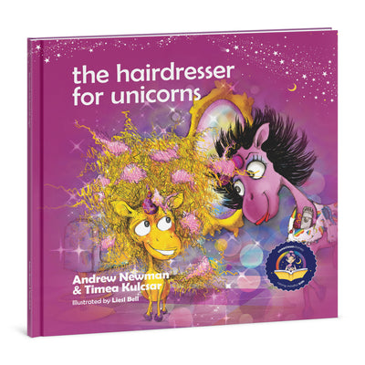 The Hairdresser for Unicorns. Reminding kids that their beauty comes from within.