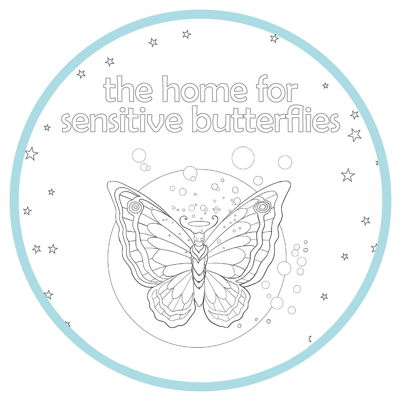 Printable Coloring Pages - The Home for Sensitive Butterflies