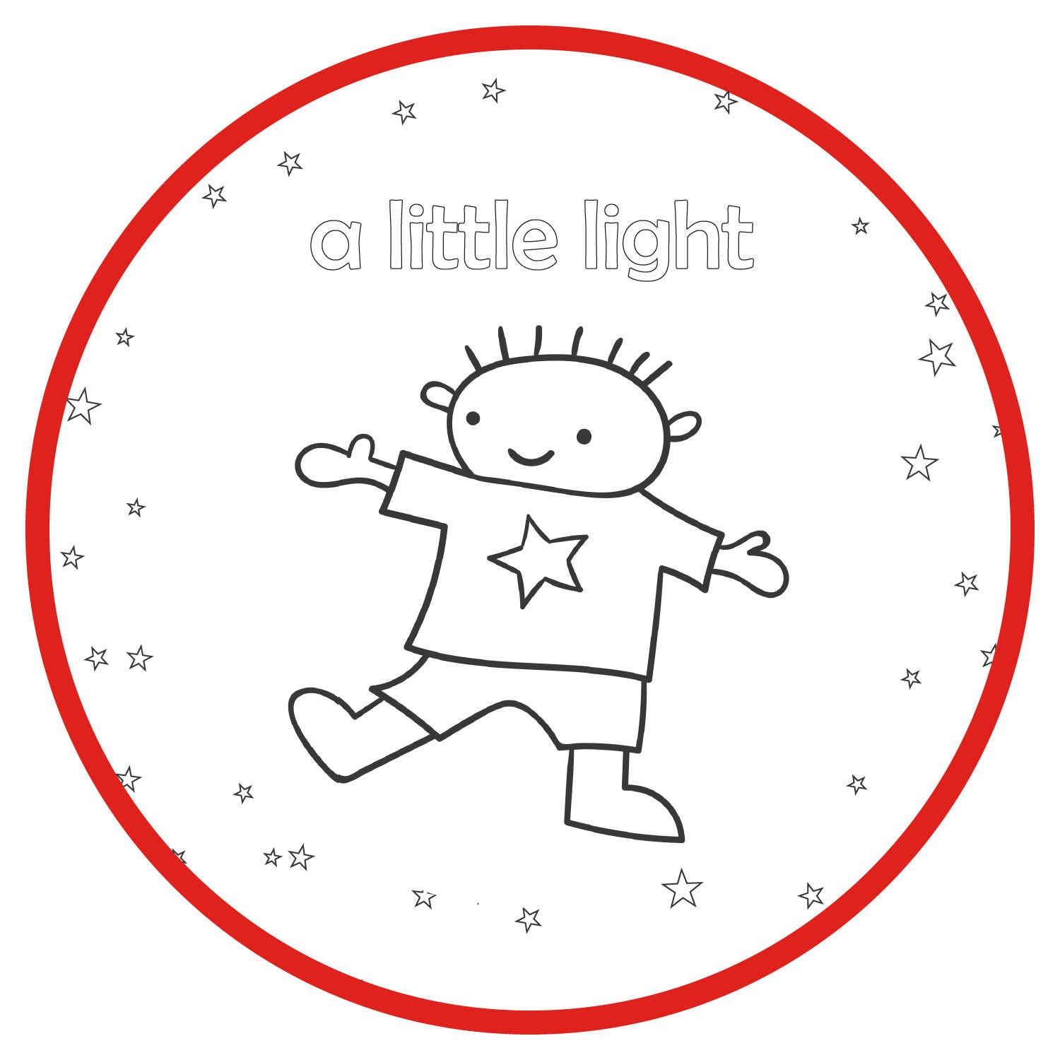 Printable Coloring Pages - A Little Light – Conscious Stories