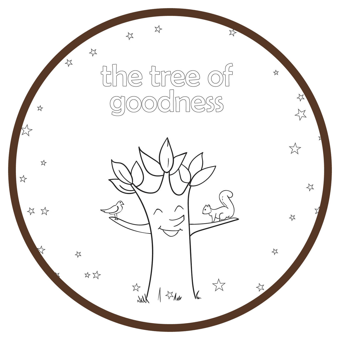 Goodness Tree Printable Coloring Pages - The Tree of Goodness – Conscious Stories