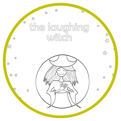 Printable Coloring Pages - The Laughing Witch